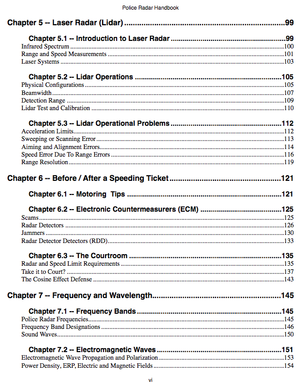 Contents Page iv